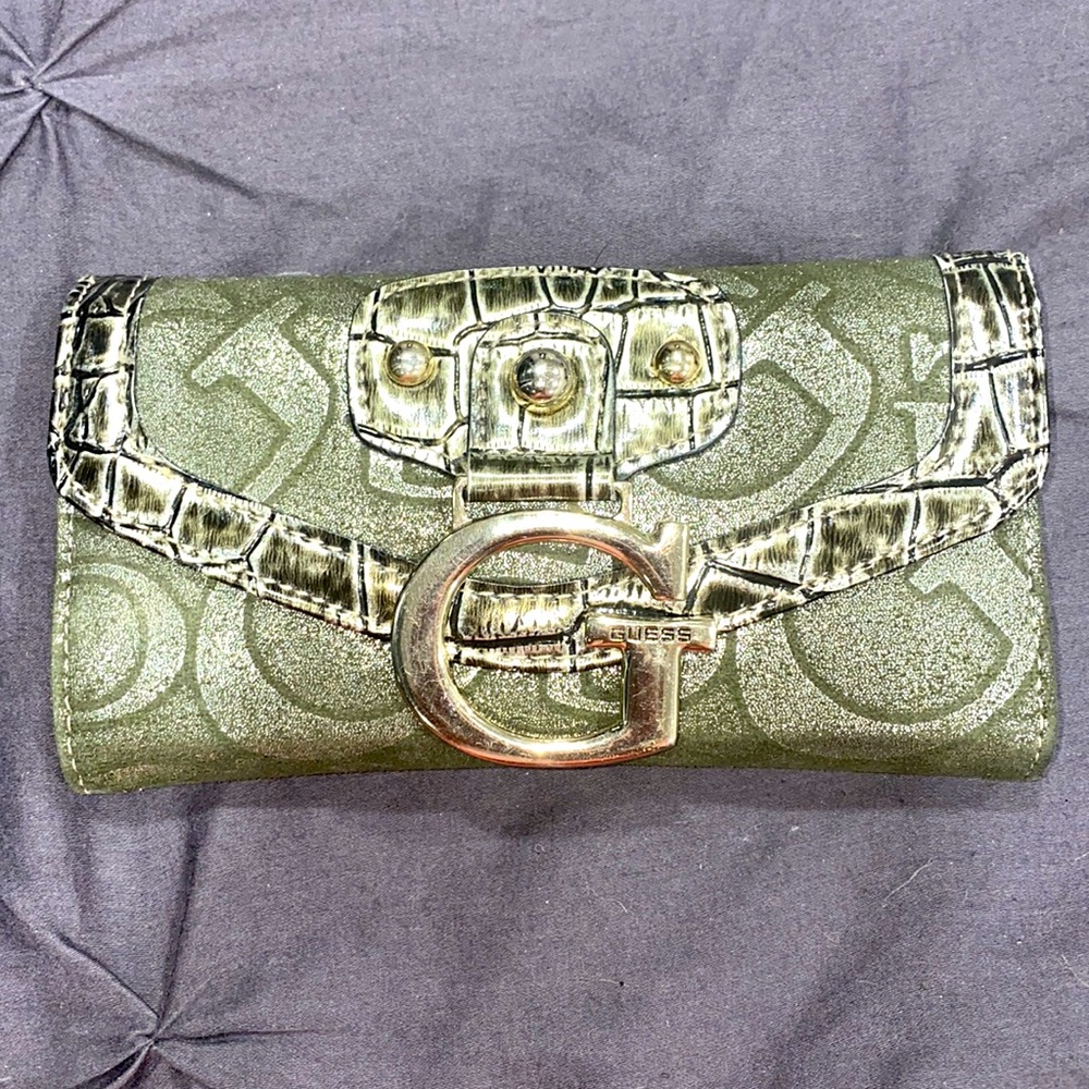 Gunmetal Crocodile Wallet
